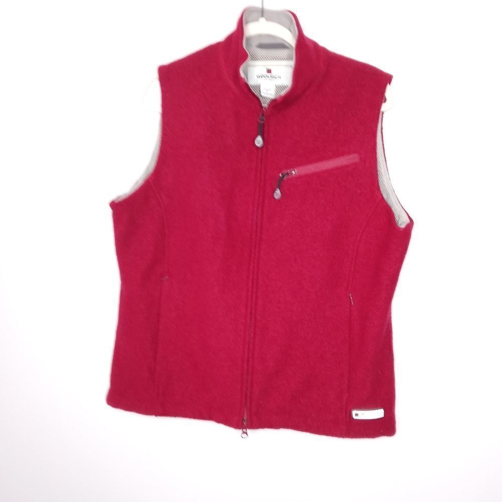 Woolrich red vest size large